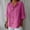 Pink, variant on Outfmvch 3/4 Sleeve Tops for Women Cotton Linen Tops for Women Button Down Shirts Lantern Sleeve Tops for Women Loose Fitting Tops for Women Short Sleeve Shirts for Women Linen Shirt Beige L