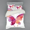 thumbnail image 2 of Ambesonne Pink Bedding Set 3 Pcs, Butterfly with Wings, Twin XL, Fuchsia Salmon and Pink, 2 of 3