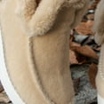 thumbnail image 5 of Miluxas Women's Micro Suede Cozy Memory Foam Winter Slippers with Fuzzy Faux Fur Collar Indoor Outdoor, 5 of 6