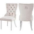 thumbnail image 1 of Meridian Furniture Carmen Cream Velvet Dining Chair, 1 of 7