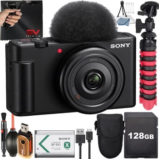 Sony ZV-1F Compact Vlogging Camera with 32GB SanDisk Memory Card
