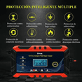 thumbnail image 4 of Cargador Inteligente  Bloosom Para Baterías De 12v 6a P/auto, Moto Negro con Rojo, 4 of 4