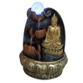 thumbnail image 4 of Estatua de Buda de escritorio, fuente, adorno de agua corriente con luz y bola, decoración de paisaje de resina, 1141, enchufe europeo de 220 y 240V, 4 of 14