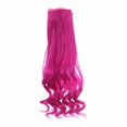 thumbnail image 5 of 25x100cm Dulce Bricolaje Peluca Rizada Cabello para Haciendo Suministros Rosado, 5 of 5