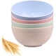 thumbnail image 1 of Cuencos de grano indestructibles - Juego de 4 cuencos ligeros de fibra de paja de trigo de 24 oz - Apto para lavavajillas y microondas - Apto para cuencos de arroz y sopa Ormromra LT250, 1 of 4