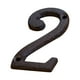 thumbnail image 2 of Creative Wrought Iron House Numbers Letters Decorative Sign for Outdoor Garden Door Mailbox Address Plaque Rustic Industrial Style, 2 of 3