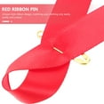 thumbnail image 6 of 50 Pcs Craft Ribbon Memorial Gifts Red Ribbon Removable AIDS Ribbon Red Fundraising Ribbons Delicate Ribbon Pin, 6 of 6