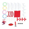 thumbnail image 2 of Floating Basketball Hoop, Safe Endless Fun Pool Basketball Hoop  for Outdoor Red, 2 of 7