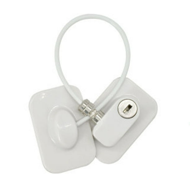 Refrigerator Lock with Keys Fridge Child Safety Childproof for