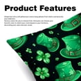 thumbnail image 2 of Saint Patrick's Day Covers Set of 2 with Velvet Fabric and Unique Patterns for 16x16, 18x18, 20x20 Inch Throw Pillow Inserts, Throw Pillows, Throw Pillow - for Any Occasion, 2 of 6