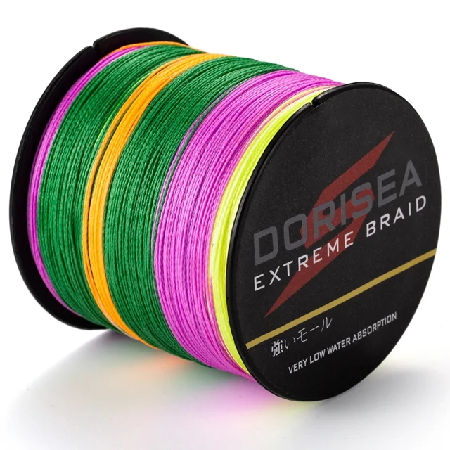 DORISEA X4 100 m 6 Lb-100 Lb Ligne de Pêche en PE Multifilament Tressée Extrême Fil Pesca Équipement