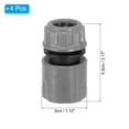thumbnail image 2 of 11/16" Hose Repair Connector Extender, 25 Pcs Plastic Garden Hose Repair Water Hose Connectors, Marigold, 2 of 6