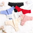 thumbnail image 2 of TrowBridge bragas de encaje para mujer, tangas sexys de satén de seda, ropa interior hueca encantadora, lencería de malla caliente, tangas románticas francesas, 2 of 4