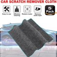 thumbnail image 3 of Paquete de 5 paños para eliminar arañazos de coche, eliminación de arañazos, reparación de arañazos de coche, paño para eliminar arañazos de parabrisa Cola Removedor de reparación de arañazos de coche, 3 of 8