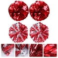 thumbnail image 6 of WHAMVOX Cheerleading Accessories 4Pcs Cheer Poms 19x7cm for Students, 6 of 8