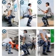 thumbnail image 5 of Portable Adjustable Seat Wearable Invisible Chair Portable Folding Outdoor Magic Fishing Stool Anytime Anywhere Camping Folding Stool Concert Subway Bus Withstands 330Lbs X-Large, 5 of 6