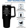 thumbnail image 3 of Fathers Day Gift For Dad - Birthday Gifts For Dad From Daughter, Son, Kids - Husband Gifts - Unique Birthday Present Ideas For Father, Husband, New Dad, Bonus Dad From Daughter, Son - 40 Oz Tumbler, 3 of 5