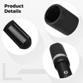 thumbnail image 3 of Pool Cue Stick Extender, Telescopic Billiard Cue Extension, Lightweight Aluminum and Plastic Billiard Accessories, Anti-Slip Texture, Easy Lock Mechanism, Fits 12.6 Inch Cues, Black, 3 of 5