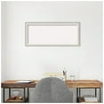 thumbnail image 7 of Amanti Art White Cork Board Wood Framed Two Tone Silver Bulletin Board 32 in. x 14 in., 7 of 7