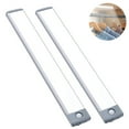 thumbnail image 3 of 2 Pack Ultra-Thin Magnetic LED Cabinet Lights with Motion Sensor, Wireless Rechargeable Battery Operated Under Cabinet Lighting for Kitchen, Drawer, Stairs, and Hallway, 3 of 4