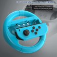 thumbnail image 2 of (2 Black)2pcs Racing Steering Wheel For Nintendo Switch Joy-con Controller Handle Grips For Nitendo Switch Games ABS Material, 2 of 5