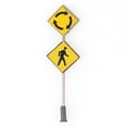 thumbnail image 2 of 14 Pieces Traffic Sign Set Street Signs Scale Model Signals Perfect for Plan City and Train Set, 2 of 8