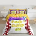 thumbnail image 3 of Feelyou Cartoon Birthday Party Bedding Comforter Set, Baseball Ice Hockey Twin Comforter Sets, Ball Sports Theme Reversible Bedding Set, Breathable Home Decor, 2-Piece, 3 of 9