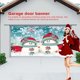 thumbnail image 5 of Decoración para puerta de garaje de 7 x 16 pies poliéster colgante de Navidad decoración reutilizable para el hogar JShteea libre de BPA, 5 of 8