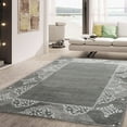 thumbnail image 5 of Newport Collection - Gray Abstract Bordered / Border Area Rug, 5 of 5