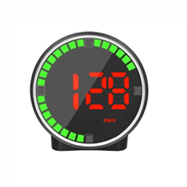 Feltree HD Car HUD Head Up Display Speedometer Display Speed with Hood Plug and Play Safe Driving Speed Display USB Interface and Car Charger