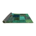 thumbnail image 2 of Ahgly Company Indoor Rectangle Abstract Turquoise Blue Modern Area Rugs, 7' x 10', 2 of 4