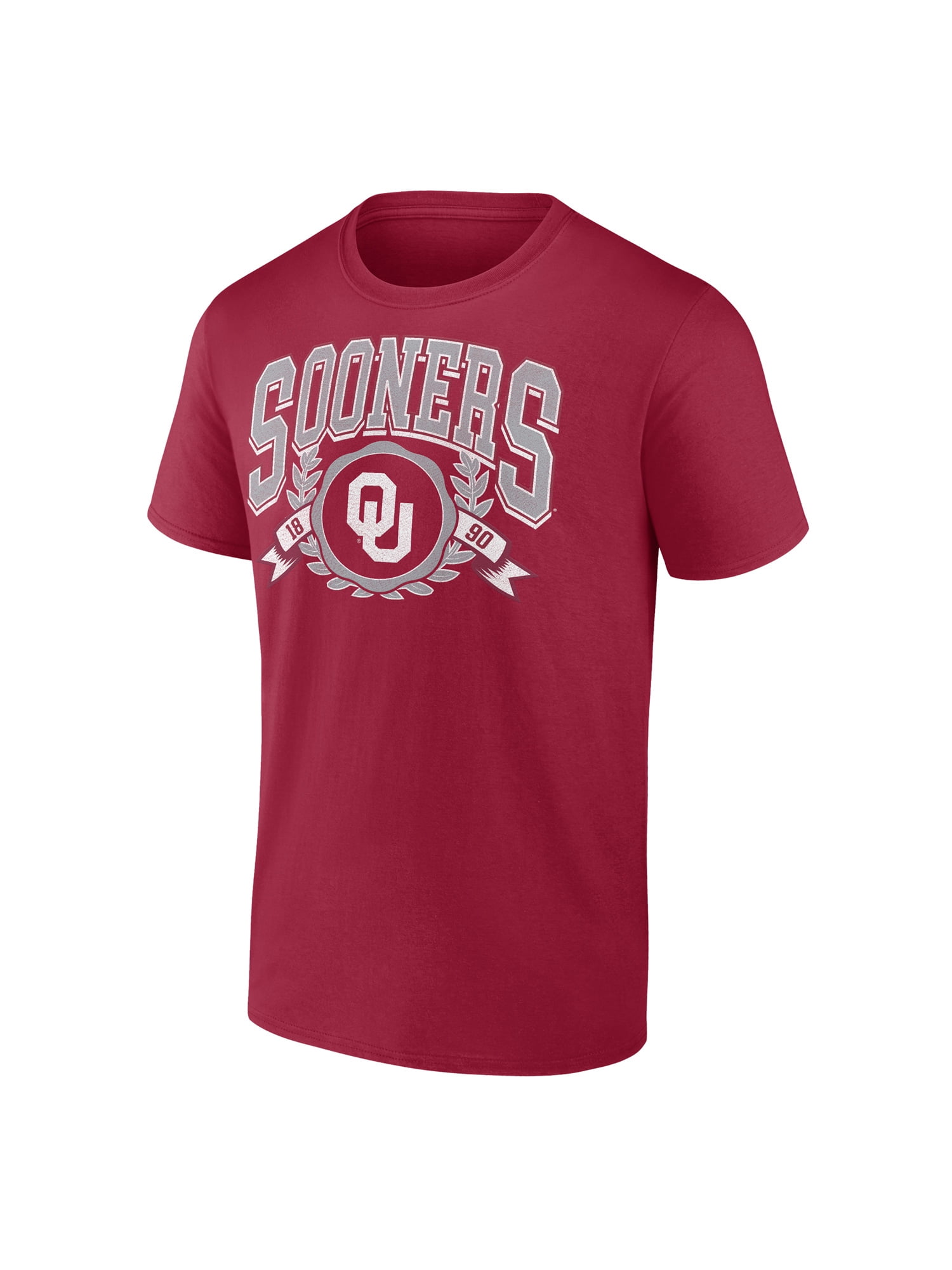 NCAA Oklahoma Sooners Men's Cotton Red Short Sleeve T-Shirt