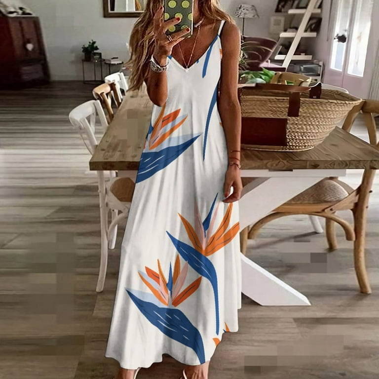 Halter maxi casual dresses discount