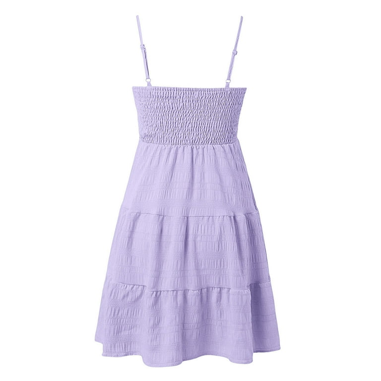 yillto Womens Smock Dresses Spaghetti Strap Sleeveless Midi Cami Dress Summer Flowy Casual Sundress - Walmart.com yillto Womens Smock Dresses Spaghetti Strap Sleeveless Midi Cami Dress Summer Flowy Casual Sundress - Walmart.com