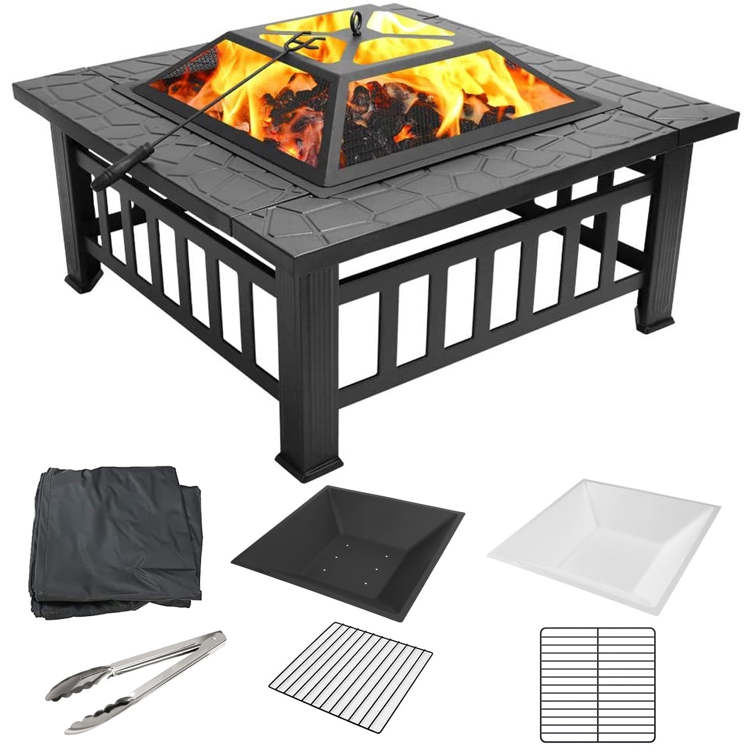 27in Heavy Duty Rustproof Fireplace or Outdoor Fire Pit Poker 