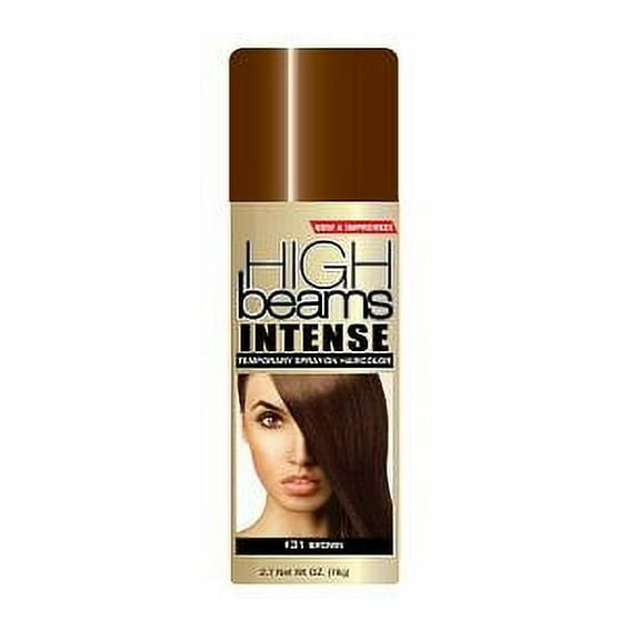 High Beams Intense Temporary Spray-On Hair Color - Brown 2.7 oz (6 PACK)