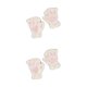 thumbnail image 4 of Guardurnaity Guantes sin dedos con garra de oso, suaves y cómodos, para un aspecto moderno, guantes de medio dedo, color blanco cálido Blanco 2Conjunto, 4 of 6