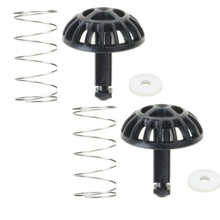 2 Pack Coffee Brew Basket Spring Loaded Stopper Coffee Machine Accessory Coffee Part Suitable for Various Models