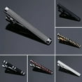 thumbnail image 2 of Trayknick Men Tie Clip Fashion Pattern All Match Polished Accessory Smooth Surface Business Tie Clamp for Adult, 2 of 13