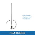 thumbnail image 5 of Unique Bargains Fuel Sending Unit and Gauge Kit Boat Fuel Sending Unit Marine Fuel Sender Unit Metal Black 1 Set 240-33 Ohm 23.03", 5 of 6