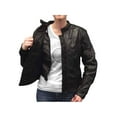 thumbnail image 3 of Redline Women's Naked Goat Skin Reflective Piping Racing Jacket L-2401 (2XL), 3 of 3