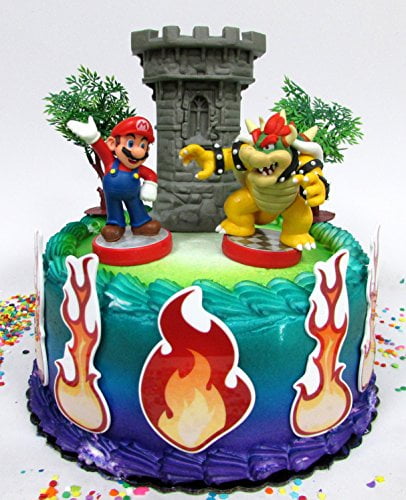 Super Mario Brothers Mario Versus Bowser Castle Themed Birthday