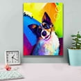 thumbnail image 4 of Epic Graffiti 'Pop Art Australian Shepherd 3' by Furbaby Affiliates, Canvas Wall Art, 12"x16", 4 of 8