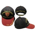thumbnail image 5 of 3rd Marine Division Fidelity Honor Valor US Marine Black Red Embroidered Cap Hat, 5 of 5