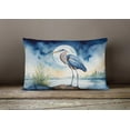 thumbnail image 4 of Carolines Treasures DAC7494PW1216 16 x 12 in. Blue Heron Under the Moonlight Throw Pillow, 4 of 4