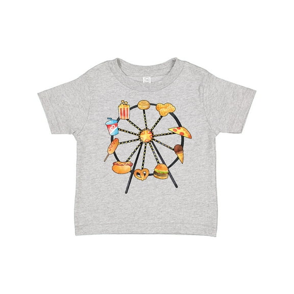 Inktastic Ferris Wheel with Snacks Boys or Girls Toddler T-Shirt