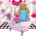 thumbnail image 3 of Sophia’s Pink Bathtub and Shower Accessories Set for 18" Dolls, 3 of 3