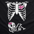 thumbnail image 2 of Maternity Baby Girl Skeleton Cute Halloween Pregnancy Bump T Shirt, 2 of 7