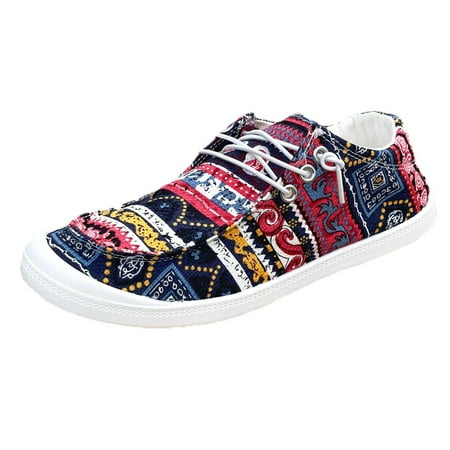 

nsendm Female Shoes Adult Womens Business Casual Shoes Comfortable Flat Soled Soft Soled Comfortable Casual Shoes Womens Shoes Slip on Casual Purple 7