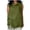 *Army Green, variant on VBVC Women's Cotton Linen Side Ruched Tank Top , Ladies' Sleeveless Cowl Neck Tunic Blouse , Summer Casual Elegant Vacation Shirt For Women,White,S-2XL